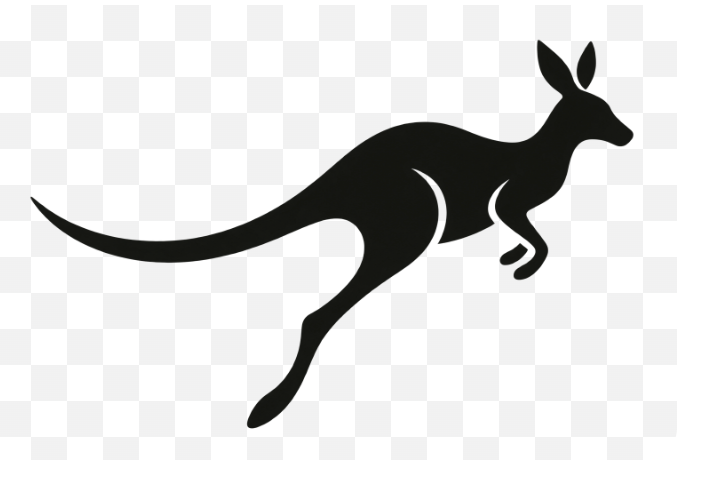 Messaroo kangaroo logo